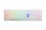 Teclado Ducky ONE 3 Classic Full-Size Pure White, Hot-swappable, MX-Red, RGB, PBT - Mecânico (ES)