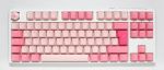 Teclado Ducky One 3 Gossamer Pink TKL, Hot-swappable, MX-Silent Red, PBT - Mecânico (PT)