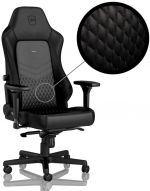 Cadeira noblechairs HERO Real Leather Preto