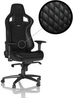 Cadeira noblechairs EPIC Real Leather Preto