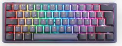 Teclado Ducky ONE 3 Cosmic Mini 60%, Hot-swappable, MX-Silent Red, RGB, PBT - Mecânico (ES)