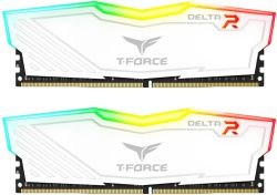 Team Group Kit 16GB (2 x 8GB) DDR4 3200MHz Delta RGB Branco CL16