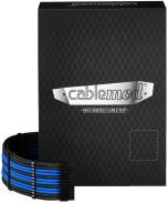 Kit de Cabo CableMod C-Series Pro ModMesh 12VHPWR para Corsair RM, RMi, RMx Black Label Preto e Azul