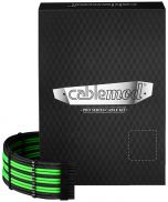 Kit de Cabo CableMod C-Series Pro ModMesh 12VHPWR para Corsair RM, RMi, RMx Black Label Preto e Verde