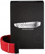 Kit de Cabo CableMod C-Series Pro ModMesh 12VHPWR para Corsair RM, RMi, RMx Black Label Vermelho