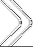 Tubo Rígido EKWB Loop Metal Pré-Dobrado 90º 16mm 80cm Níquel (Pack 2)