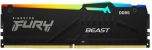 Kingston 16GB DDR5 5200MHz FURY Beast RGB 1R CL40