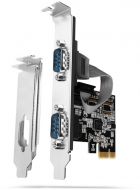 Adaptador PCIe AXAGON PCEA-PSN com 2x Portas Série - ASIX A