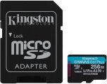 Cartão Kingston Canvas Go! Plus MicroSDXC UHS-I U3 V30 A2 256GB