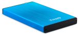 Caixa HDD Tooq 2.5" SATA (9,5mm) USB 3.0/3.1 Gen 1 Azul Metalizado