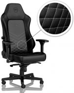 Cadeira noblechairs HERO PU Leather Preto / Branco Platina