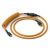 Cabo Coiled Glorious USB-C para USB-A 137m - Glorious Gold